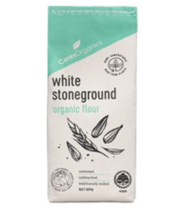 Ceres Organics Stoneground White Flour 500g – Pure, Traditional Milling for Better Baking