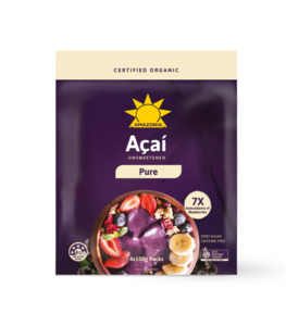 Amazonia Açaí Pure Superfood Packs – 4 × 100 g