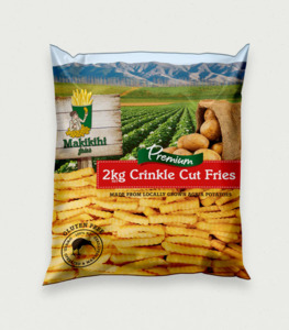Products: Makikihi Crinkle Cut Fries 2kg Seed Oil Free Chips Beef Tallow fries