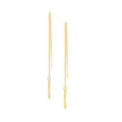 Earrings: The Daily Thread Gold