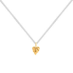 Necklaces: Wild HeartSpace Micro Leaf Pendant 9CT