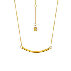 Necklaces: All Bar None Choker Gold