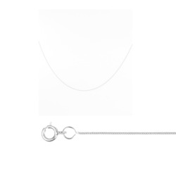 Necklaces: Baby Fine Chain Silver