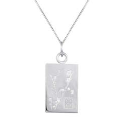 Necklaces: Blessings Cherry Blossom Pendant Silver