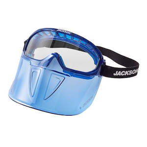 Face Protectection: JACKSON GPL500 Premium Goggle with Detachable Face Shield