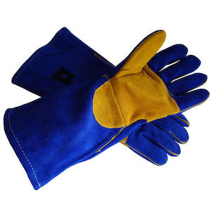 Gloves 1: WELDERS Glove Reinf Blue Kevlar