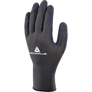Gloves 1: DELTAPLUS Polyester Knit glove Latex coated Palm