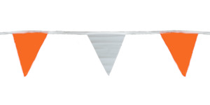 Barrier Tapes And Markers: Area Marking Pennant Flags 30mts