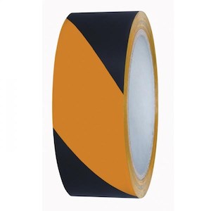 Barrier Tapes And Markers: HAZARD/WARNING Tape Striped adhesive