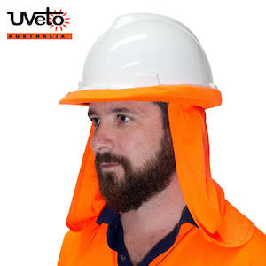 Uv Protection: Hard Hat Flap Micro Mesh Hi Viz