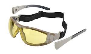 Safety Goggle: GO-SPECS II Digital camo frame Supercoat Antifog lens