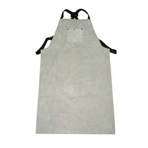 Welding Clothing: WELDERS APRON Reverse Beige Cowgrain Two Piece