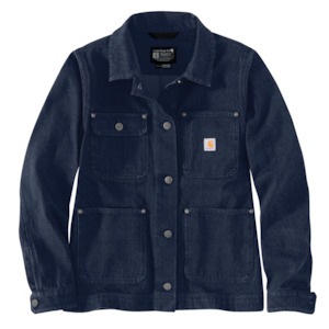 Carhartt Outerwear: Carhartt WOMENS relaxed fit Denim Jacket (OC5449)