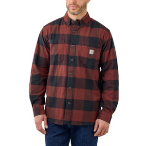 Carhartt Shirts And Tees: Carhartt RUGGED FLEX Relaxed Fit  Long sleeve Plaid shirt