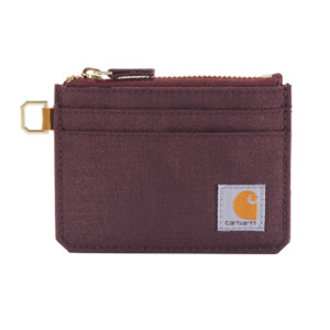Carhartt Accessories: Carhartt NYLON DUCK Zippered Card Keeper Wallet