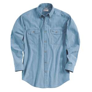 Carhartt Uniforms: Carhartt FORT LONGSLEEVE CHAMBRAY Shirt