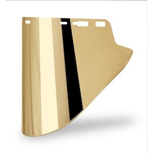 Elvex Face Shields: Faceshield Lexan with Goldcoat for Furnace heat