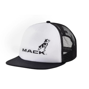 MACK Flat Brim Foam Trucker Cap