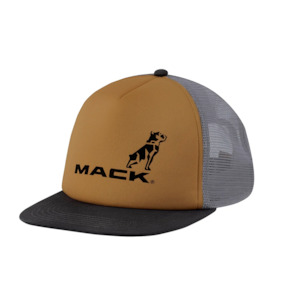 MACK Flat Brim Foam Tri ColourTrucker Cap