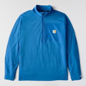 Carhartt Workwear: Carhartt FORCE™ Relaxed fit Mock Neck Half Zip T-Shirt