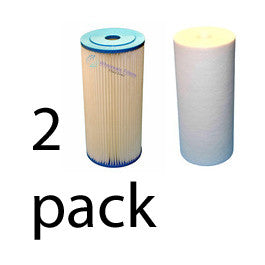 Greenway Uv Replacement Parts: 2 Pack Twin SET 20 micron and 1 micron