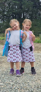 Frontpage: Skirt -Its back by popular demand - Pink tractor