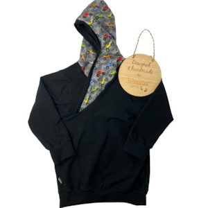 Hoodies: Hoodie - Multi Coloured MonsterTrucks