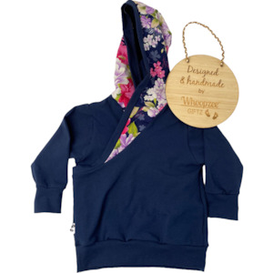 Hoodie - Navy Kasey floral
