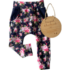 Harem Pants: Harems - Pretty n Pink  floral
