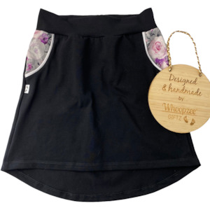 Skirts: Skirt - Black Sophia floral