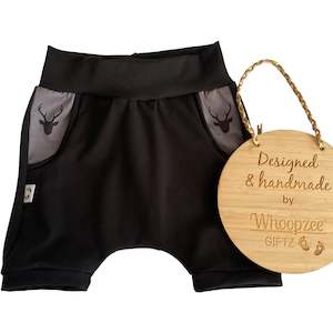 Harem: Harem Shorts - NEW black Stag
