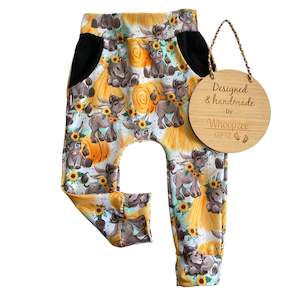 Frontpage: Harem Pants - NEW IN Little Sunflower Donkeys