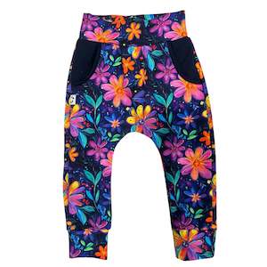 Harem Pants - NEW Neon petals