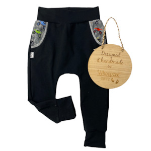 Harem Pants: Harem Pants - Multi Coloured Monster Trucks