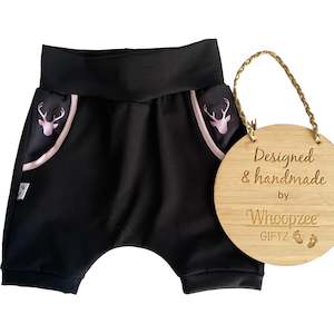 Harem: Harem Shorts - NEW Pink Stag