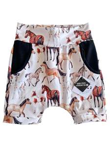 Frontpage: Harem Shorts - Horses