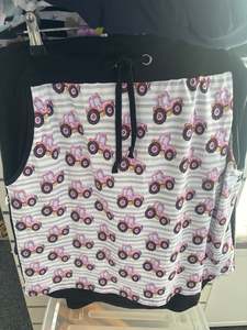 Womans Comfee Pants: Womans Comfee Skirts - pink tractor