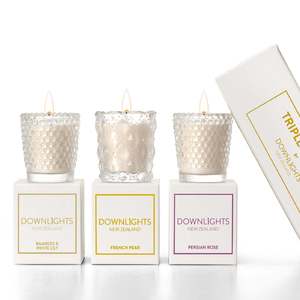Down Lights Mini Candle Trio Gift Set