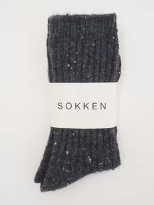 S O K K E N Cabin Socks - Asphalt