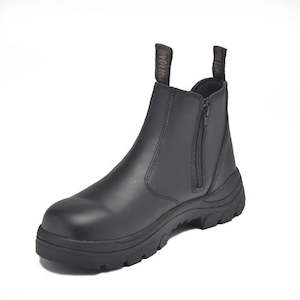 Frontpage: 390BZN | Non Safety Black Side Elastic Boot + Zip