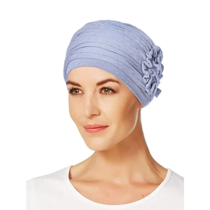 HocLotus Turban Light Blue Melange 1003-0469