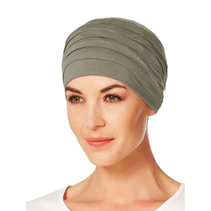 HocLotus Turban Brown Green 1003-0338