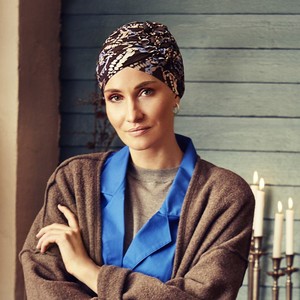 Products: HocLotus Turban Autumn Blues 1008-0795