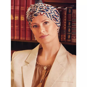 Products: HocLotus Turban Endless Shapes of Blue 1008-0881