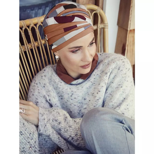 Products: HocShanti Turban Caramel Graphics 1331-0793