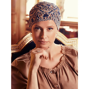 Products: HocShanti Turban Endless Shapes of Blue 1331-0881