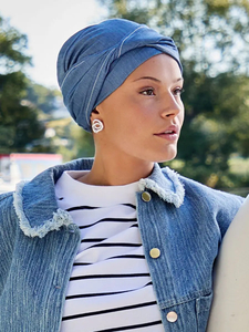 HocMary · V Turban Denim Flair 1603-4097