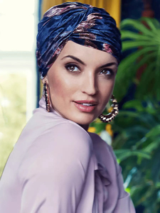 Pearl Turban Flowery Twilight 3027-0904