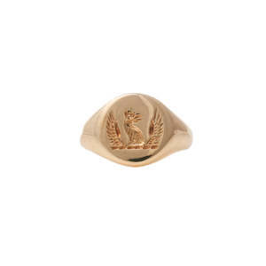 Rings: Dramatic Dragon Signet Ring