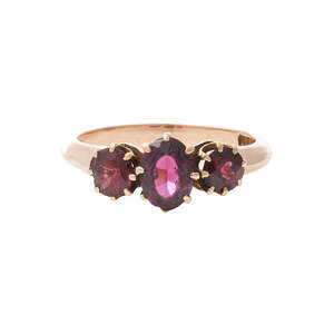Antique Rhodoloite Garnet 15ct Ring